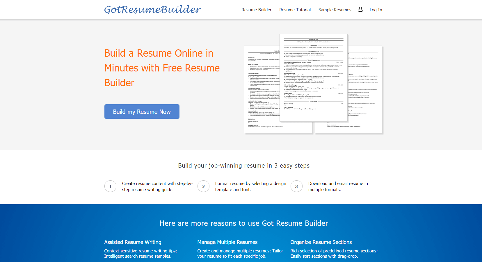 gotresumebuilder.com Review by TopResumeWritingServices