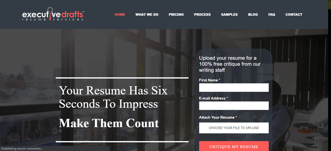 executivedrafts.com Review by TopResumeWritingServices